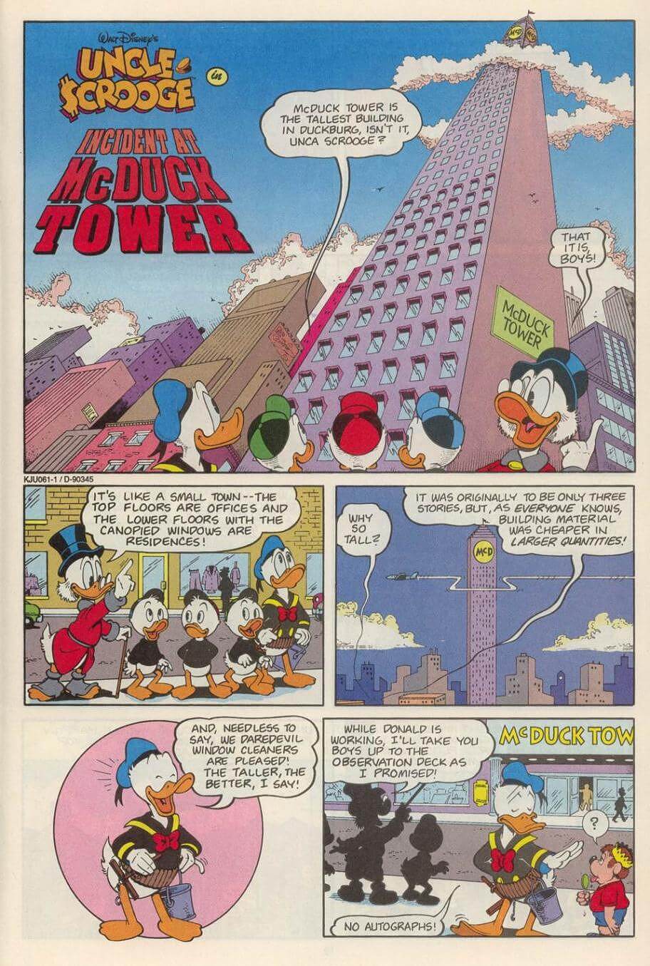 Incident At McDuck Tower first page